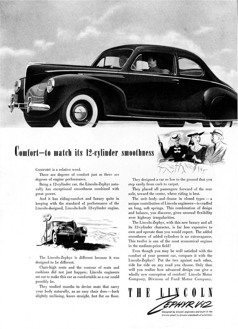 1940 Lincoln Zephyr 11